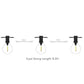 Suri 8M Falmouth Solar & USB Rechargeable Festoon Lights – 25 Lights