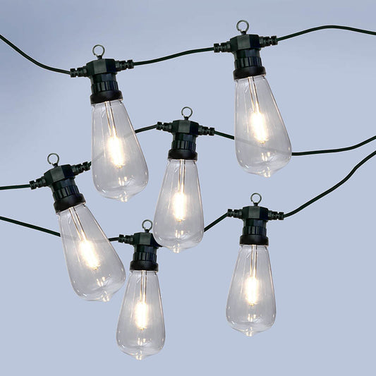 Squirrel Cage LED Festoon Lights – 10-Light 12V Set
