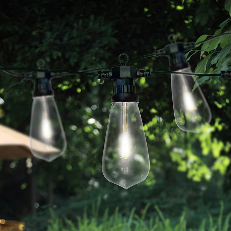 Squirrel Cage LED Festoon Lights – 10-Light 12V Set