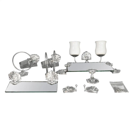 Set of French Vintage Bathroom Accessories