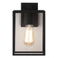Outdoor Hanging Lantern Wall Light – Box 270 (Textured Black)