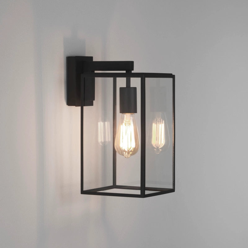 Outdoor Hanging Lantern Wall Light – Box 350 (Black)