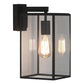 Outdoor Hanging Lantern Wall Light – Box 350 (Black)