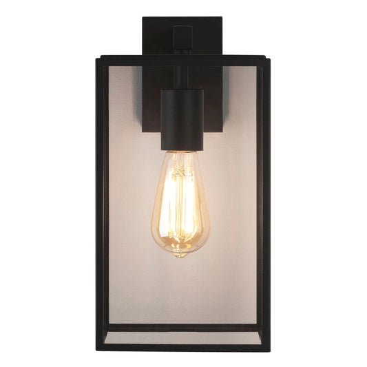Outdoor Hanging Lantern Wall Light – Box 350 (Black)