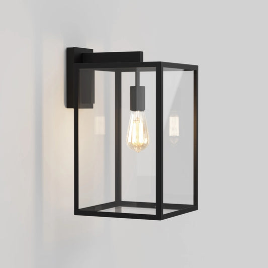Outdoor Hanging Lantern Wall Light – Black Box 450