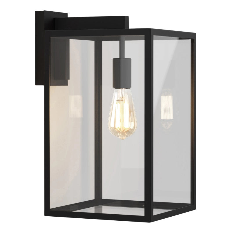 Outdoor Hanging Lantern Wall Light – Black Box 450