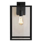Outdoor Hanging Lantern Wall Light – Black Box 450