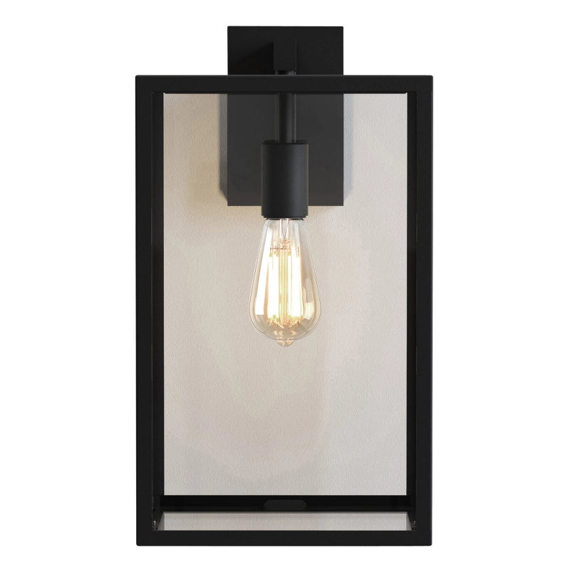 Outdoor Hanging Lantern Wall Light – Black Box 450