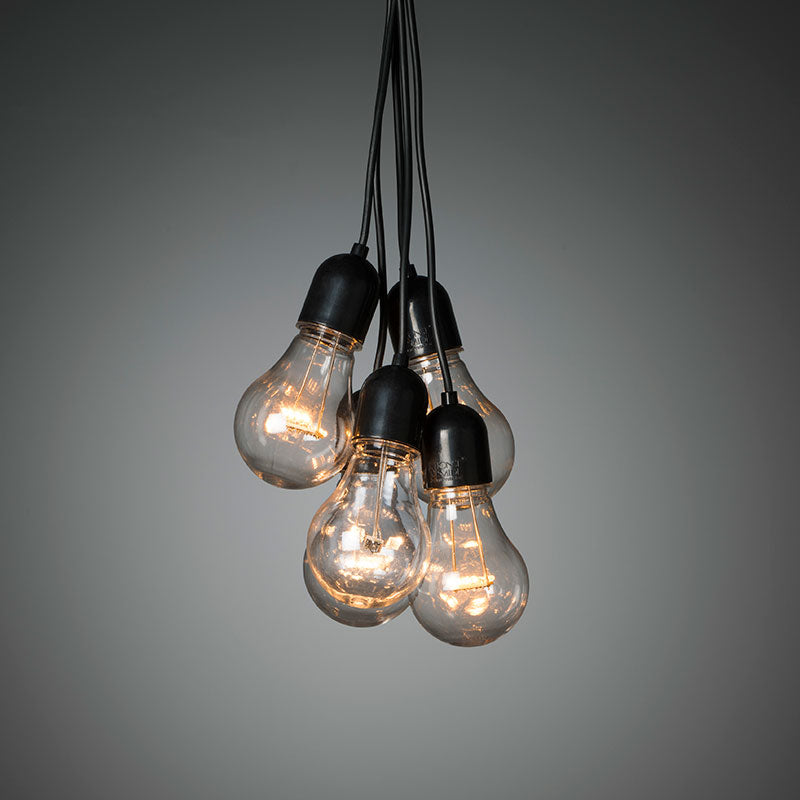 Amber LED GLS Festoon Lights – 10-Light Hanging Set (4.5 m)