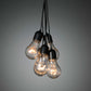 Konstsmide 14.5M LED Clear GLS Black Hanging Festoon Lights – 20 Lights