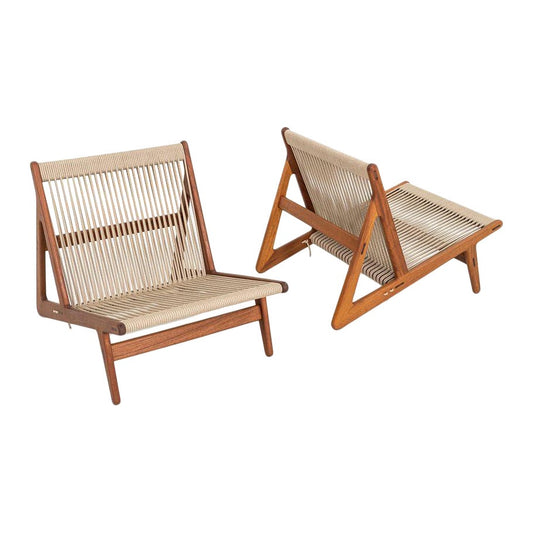 Pair of MR01 Initial Outdoor Lounge Chairs – Mathias Rasmussen for GUBI, 2024