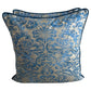 Blue Venetian Fortuny Pillows – Pair, 56 × 35 × 10 cm