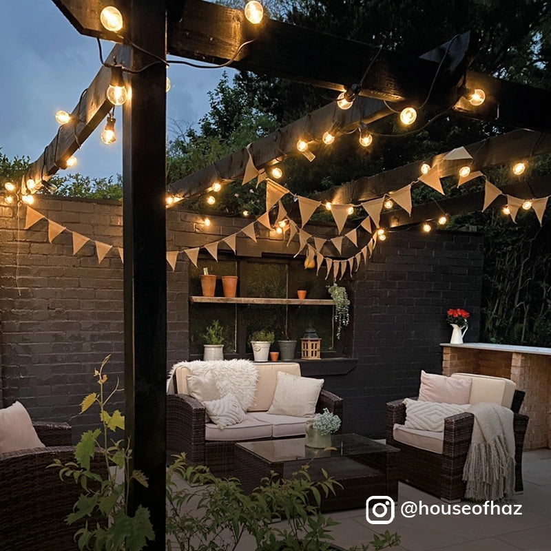 EasyFit Golf Ball LED Festoon Lights – 10-Light, 12V Low-Voltage Set