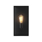 Half Lantern Outdoor Wall Light – Messina (Textured Black)