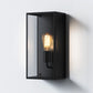 Half Lantern Outdoor Wall Light – Messina (Textured Black)