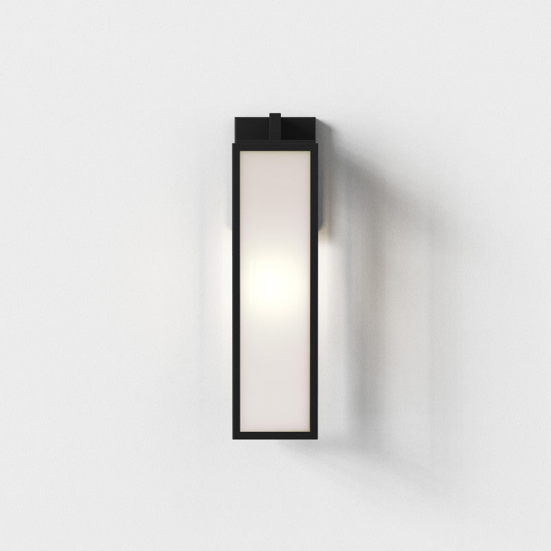 Outdoor Hanging Lantern Wall Light – Harvard (Textured Black)