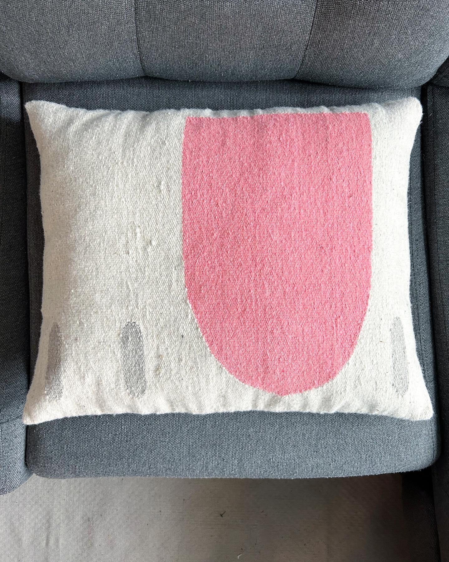 Bespoke Handwoven Wool Throw Pillow Covers Set of 3