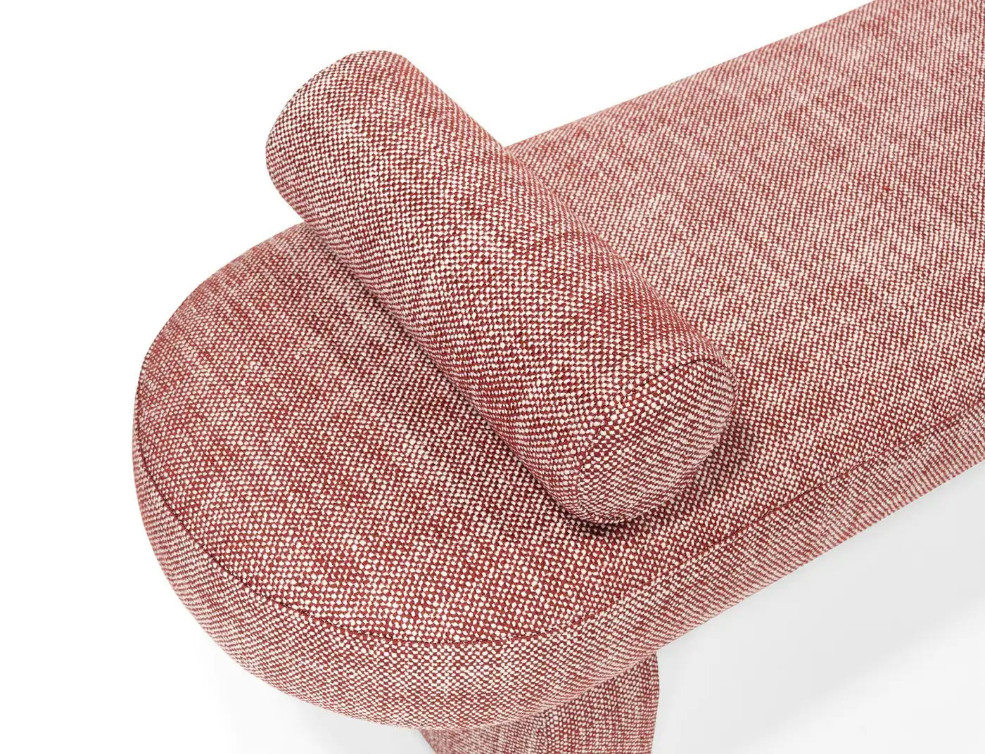 Kimi Bench Contemporary Fully Upholstered Bench with Soft Curves
