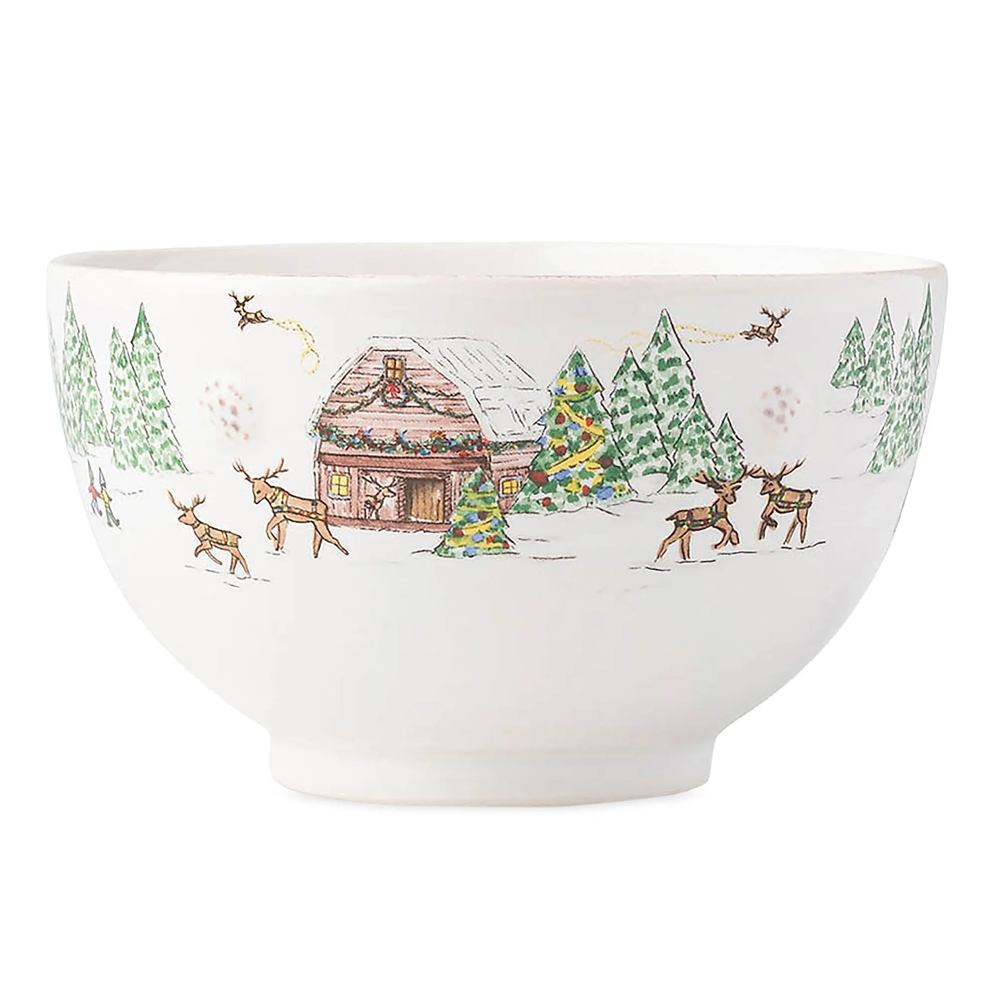 Juliska Berry & Thread “North Pole” 16-Piece Fine China Dinnerware Set