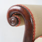 Philadelphia Neoclassic Upholstered Mahogany Sofa