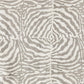 Grey Zebra Striped Linen Tablecloth – 150 x 300 cm