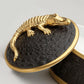 Gold Croco Candle with 24 Karat Gold Plate