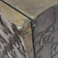 LOUISE DEMI SEMAINIER IN ANTIQUE WHITE BRONZE – HAND-CARVED TEAK STORAGE