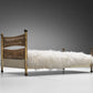 Rare Osvaldo Borsani Single Bed in Brass