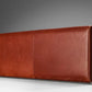 Single Beds 'Losange' in Red Leather