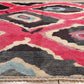 Colorful Contemporary Tulu Carpet Hand Knotted Angora Wool Rug