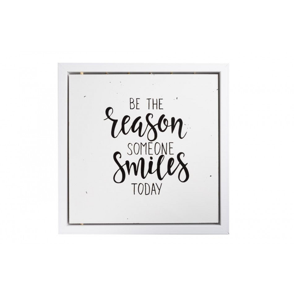 Iluzion Wall Key Box – White MDF & Metal Organizer