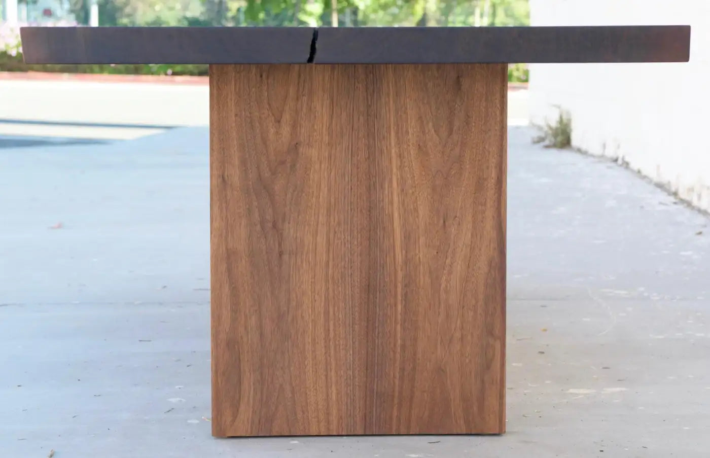 Walnut Slab Live Edge Dining Table