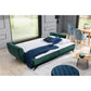 Elmego Extendable Sofa Bed – Blue Grande 75, Modern 3-Seater with Storage