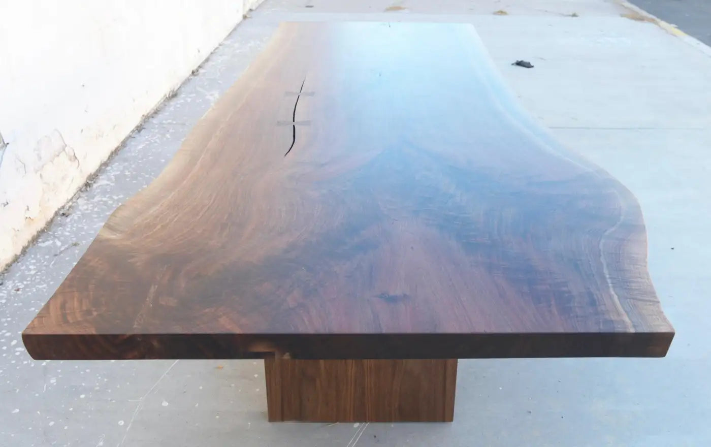 Walnut Slab Live Edge Dining Table