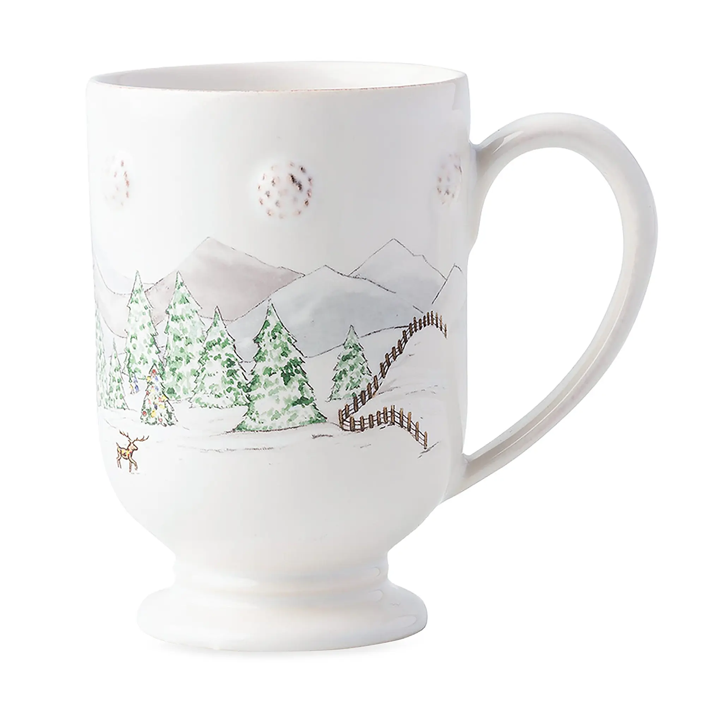 Juliska Berry & Thread “North Pole” 16-Piece Fine China Dinnerware Set