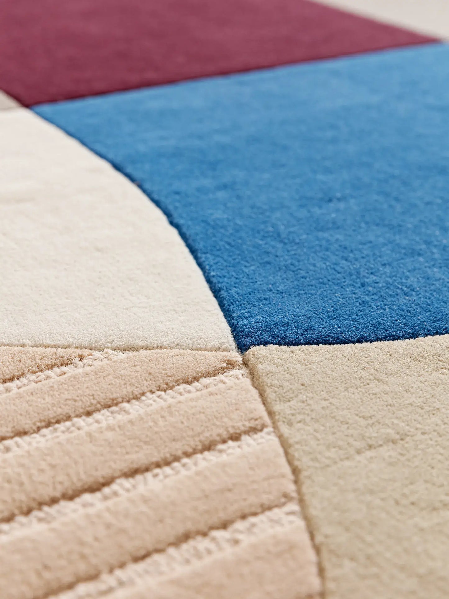 Wool Rug Adam Multicolour/Purple