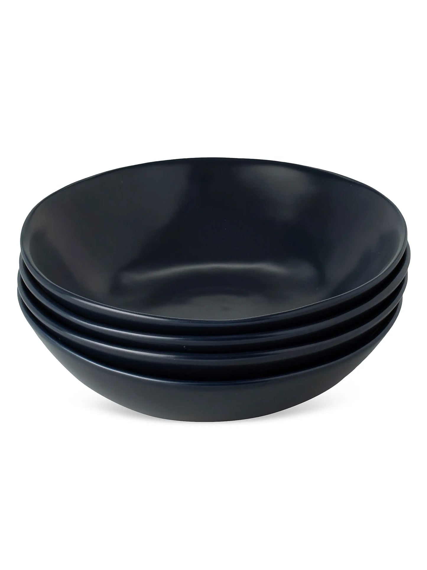 Pastaschalen aus Steingut in zartem Rosa – 4er-Set