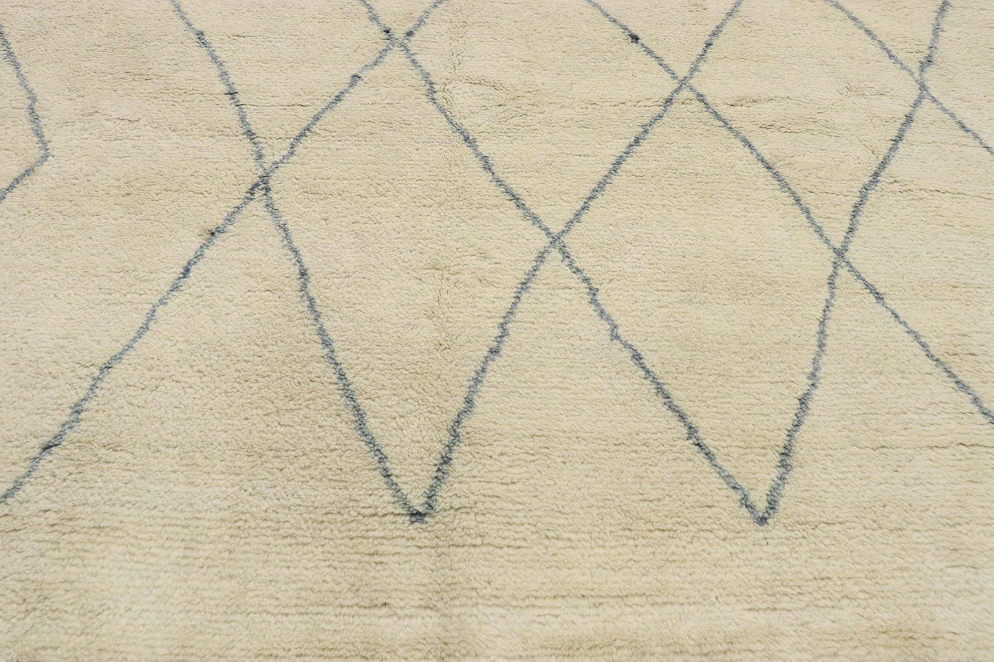 Organic Modern Moroccan Wool Rug  Minimalist Style 287 x 312 cm