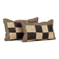 Pair of Kuba Cloth Lumbar Cushions 53 × 33 × 15 cm each