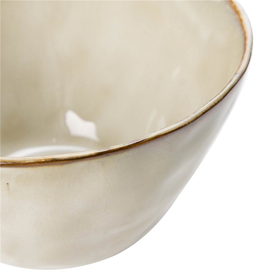 Bowl, stoneware, sand, D14.5cm