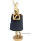 Table lamp Rabbit, golden/black, E14 5W(MAX), H68x26x23cm