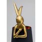 Table lamp Rabbit, golden/black, E14 5W(MAX), H68x26x23cm