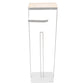 Toilet paper rack, white, H59x19x12cm