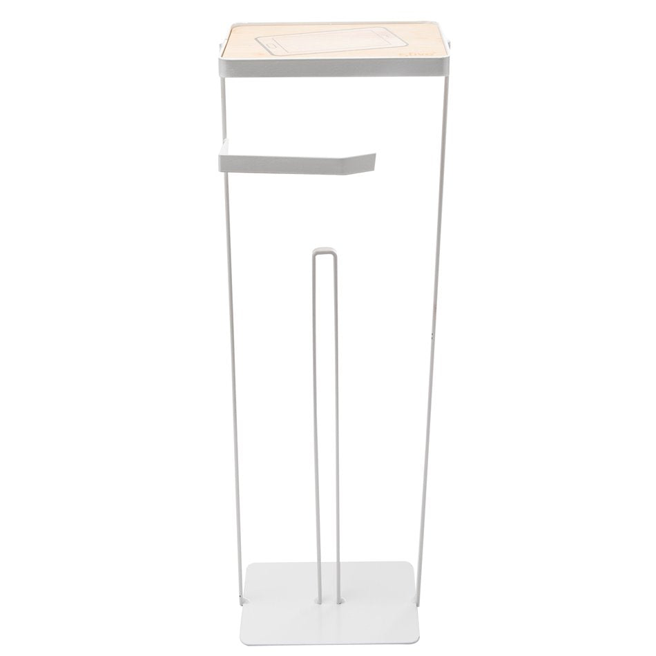 Toilet paper rack, white, H59x19x12cm