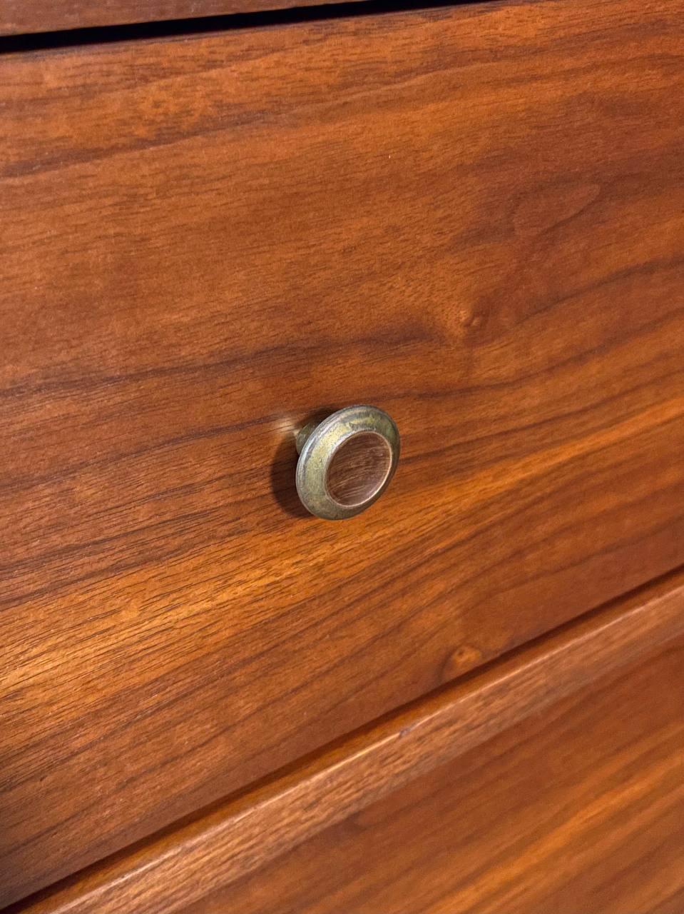 Mid-Century Modern Walnut Highboy Dresser – Expertly Refinished