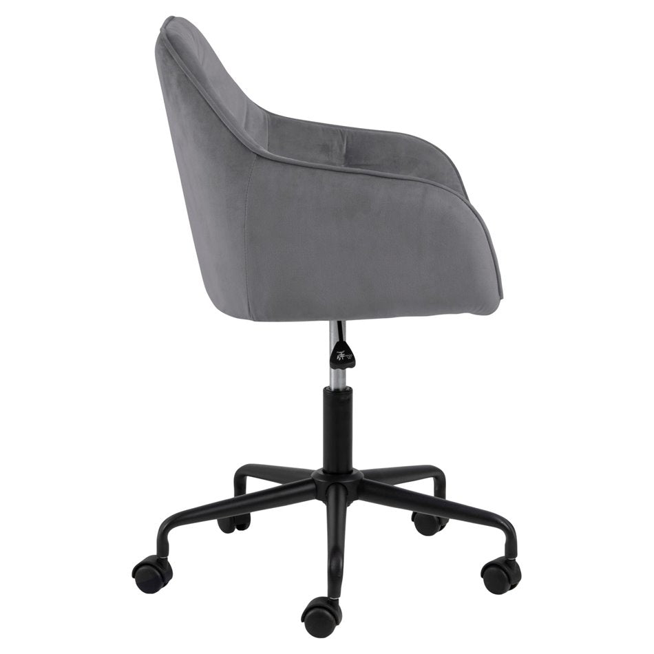 Arook Adjustable Office Chair – Dark Grey Fabric, Modern Ergonomic Design