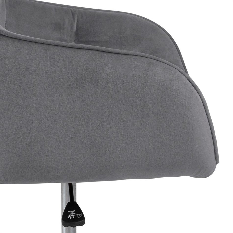 Arook Adjustable Office Chair – Dark Grey Fabric, Modern Ergonomic Design