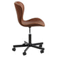 Atilde Adjustable Office Chair – Brown Eco Leather, Modern Minimalist Design