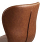 Atilde Adjustable Office Chair – Brown Eco Leather, Modern Minimalist Design