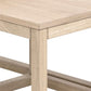 Square Coffee Table – Oak Veneer Modern Design